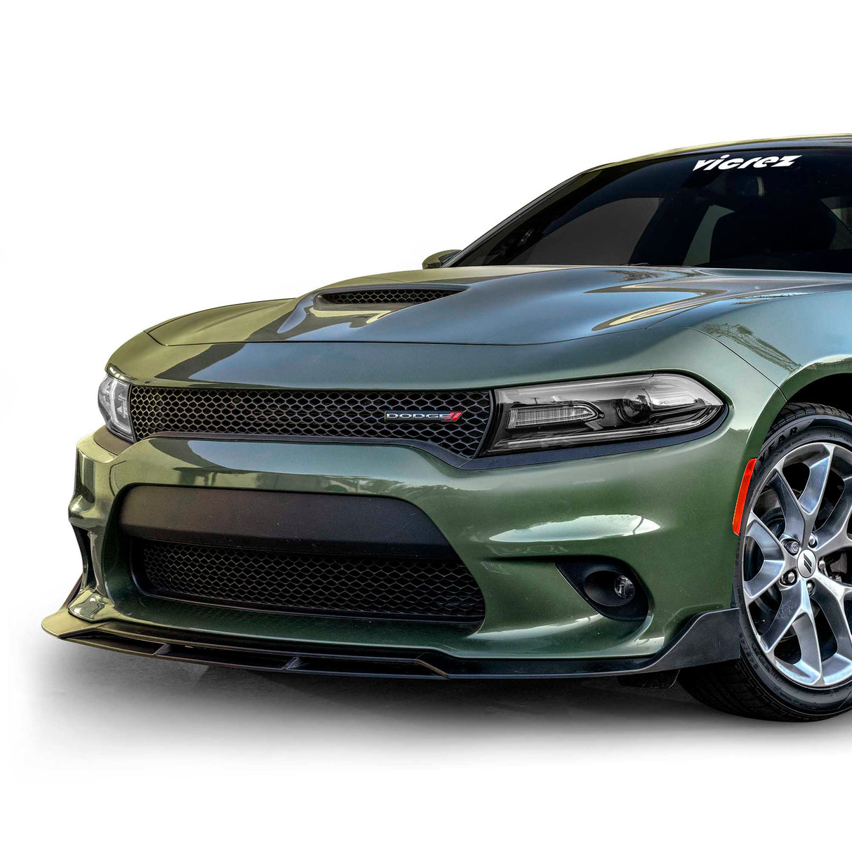 2015-2023 Dodge Charger V3R Style Front Bumper Lip - Vicrez