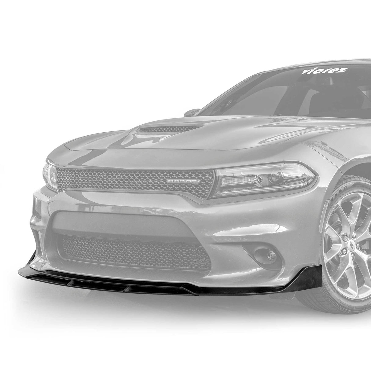 2015-2023 Dodge Charger V3R Style Front Bumper Lip - Vicrez
