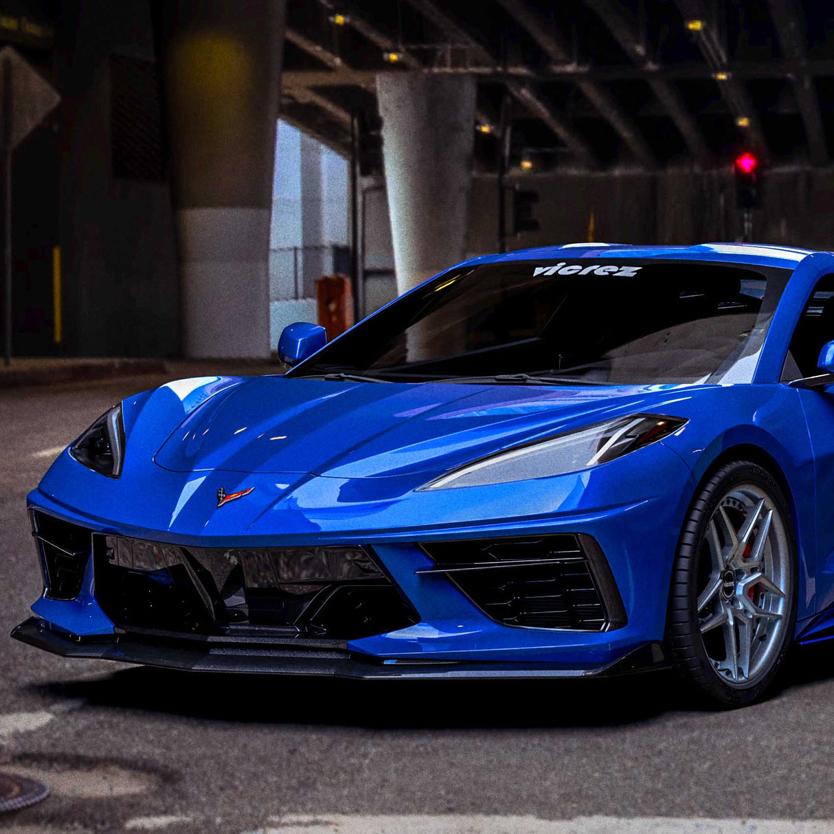 2020-2026 Chevrolet Corvette C8 V3R Style Front Bumper Lip - Vicrez