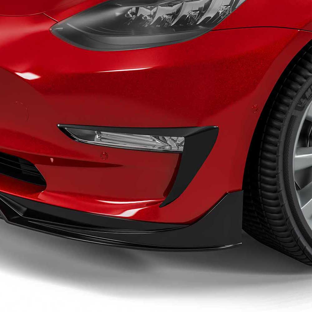 Vicrez V3R Style Front Bumper Vents | Tesla Model 3 2016-2021