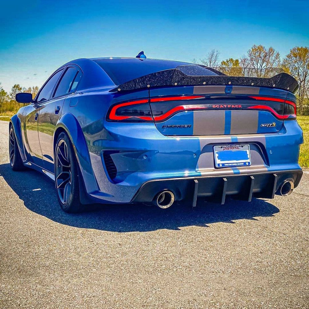 2015-2023 Dodge Charger V3R Style Rear Diffuser - Vicrez