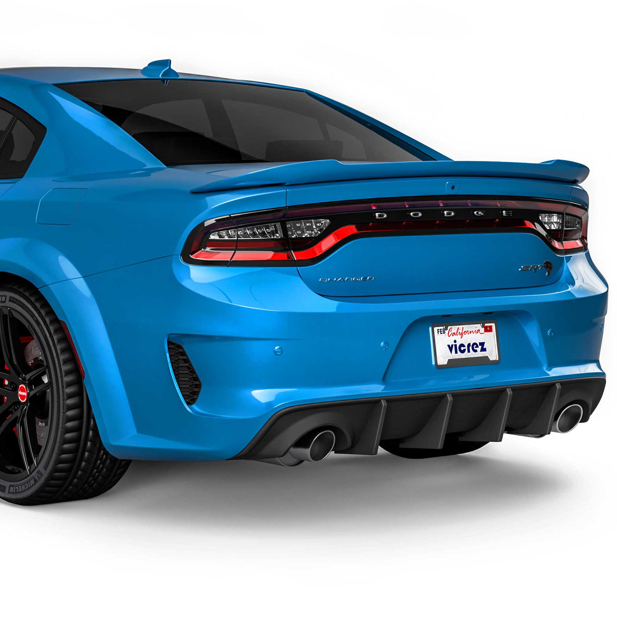 2015-2023 Dodge Charger V3R Style Rear Diffuser - Vicrez