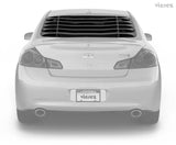 2003-2008 Infiniti G35 V3R Style Rear Window Louvers - Vicrez