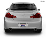 2003-2008 Infiniti G35 V3R Style Rear Window Louvers - Vicrez