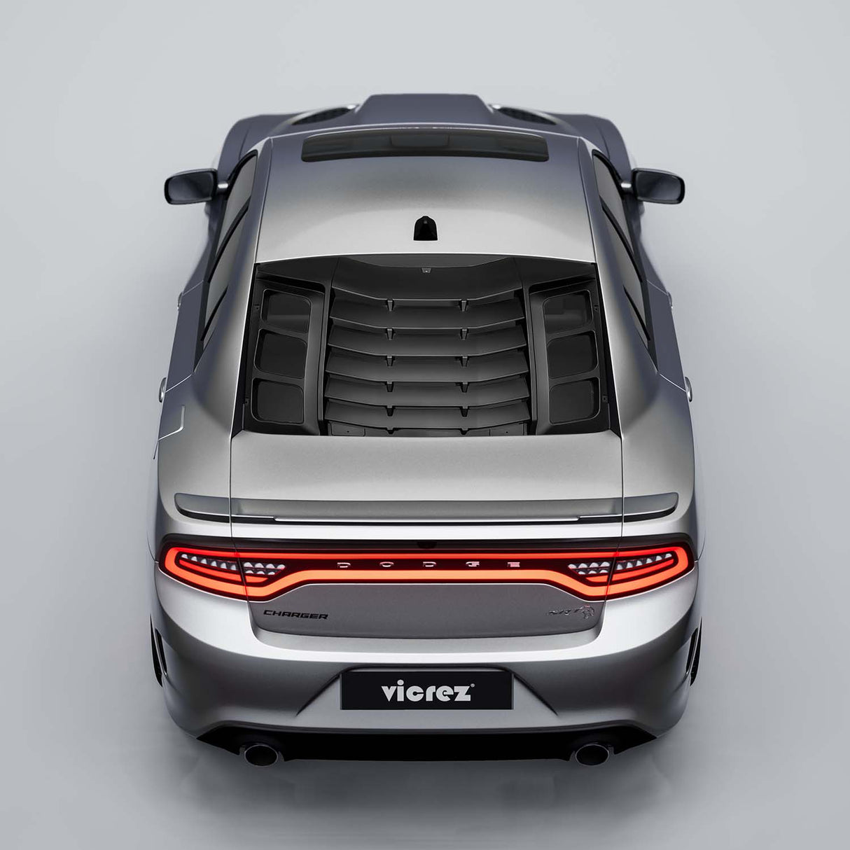 2011-2023 Dodge Charger V3R Style Rear Window Louvers - Vicrez