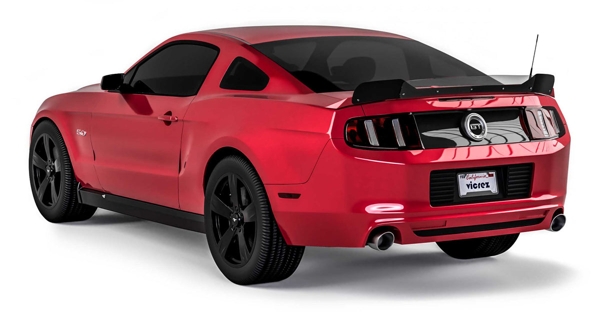 2010-2014 Ford Mustang V3R Style Wicker Bill Add-On - Vicrez