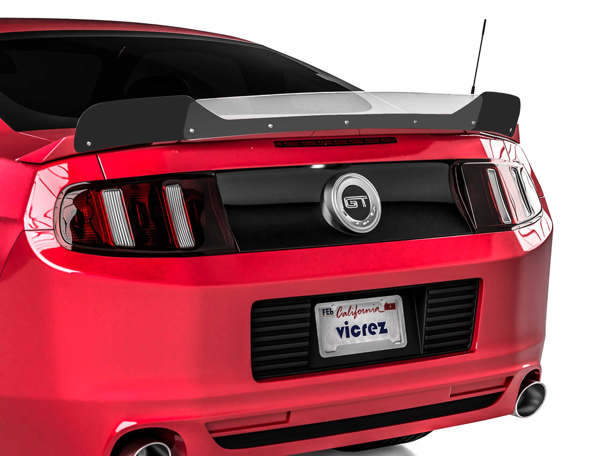 2010-2014 Ford Mustang V3R Style Wicker Bill Add-On - Vicrez