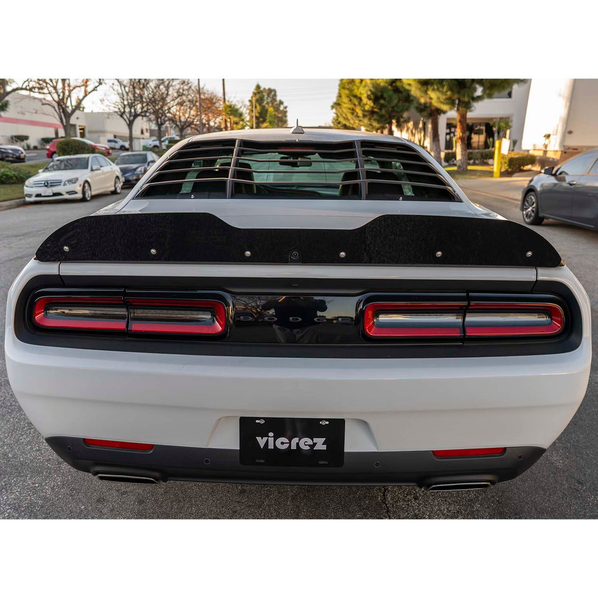 2015-2023 Dodge Challenger V3R Style Wicker Bill Add-On - Vicrez