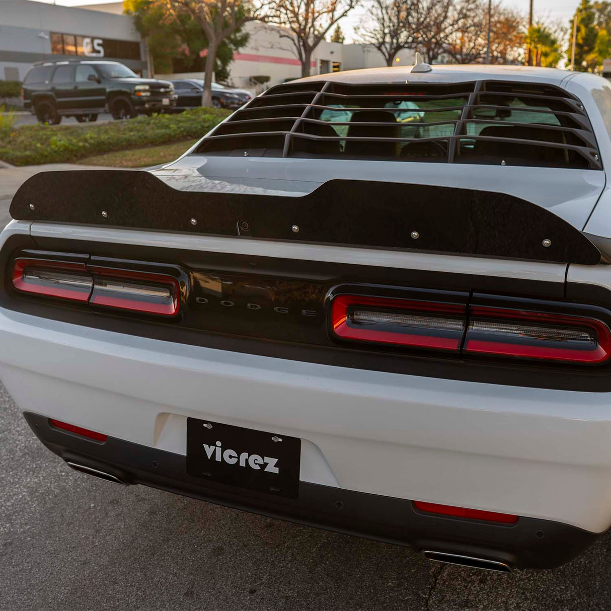 2015-2023 Dodge Challenger V3R Style Wicker Bill Add-On - Vicrez