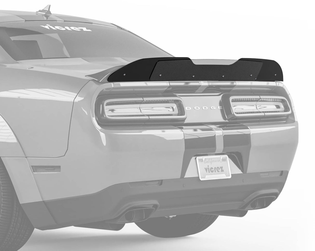 2008-2014 Dodge Challenger V3R Style Wicker Bill Add-On - Vicrez
