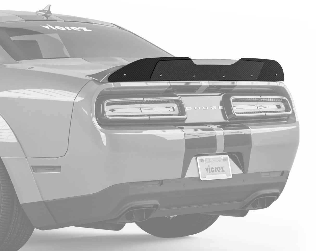 2008-2014 Dodge Challenger V3R Style Wicker Bill Add-On - Vicrez
