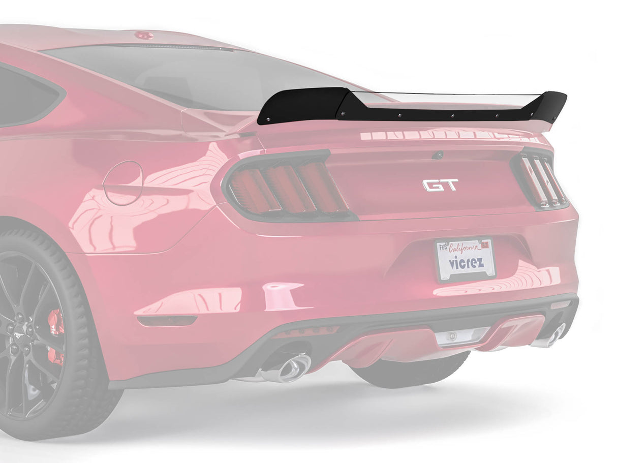 2015-2023 Ford Mustang V3R Style Wicker Bill Add-On - Vicrez
