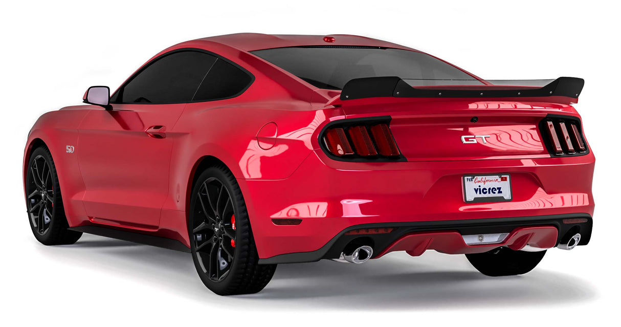 2015-2023 Ford Mustang V3R Style Wicker Bill Add-On - Vicrez