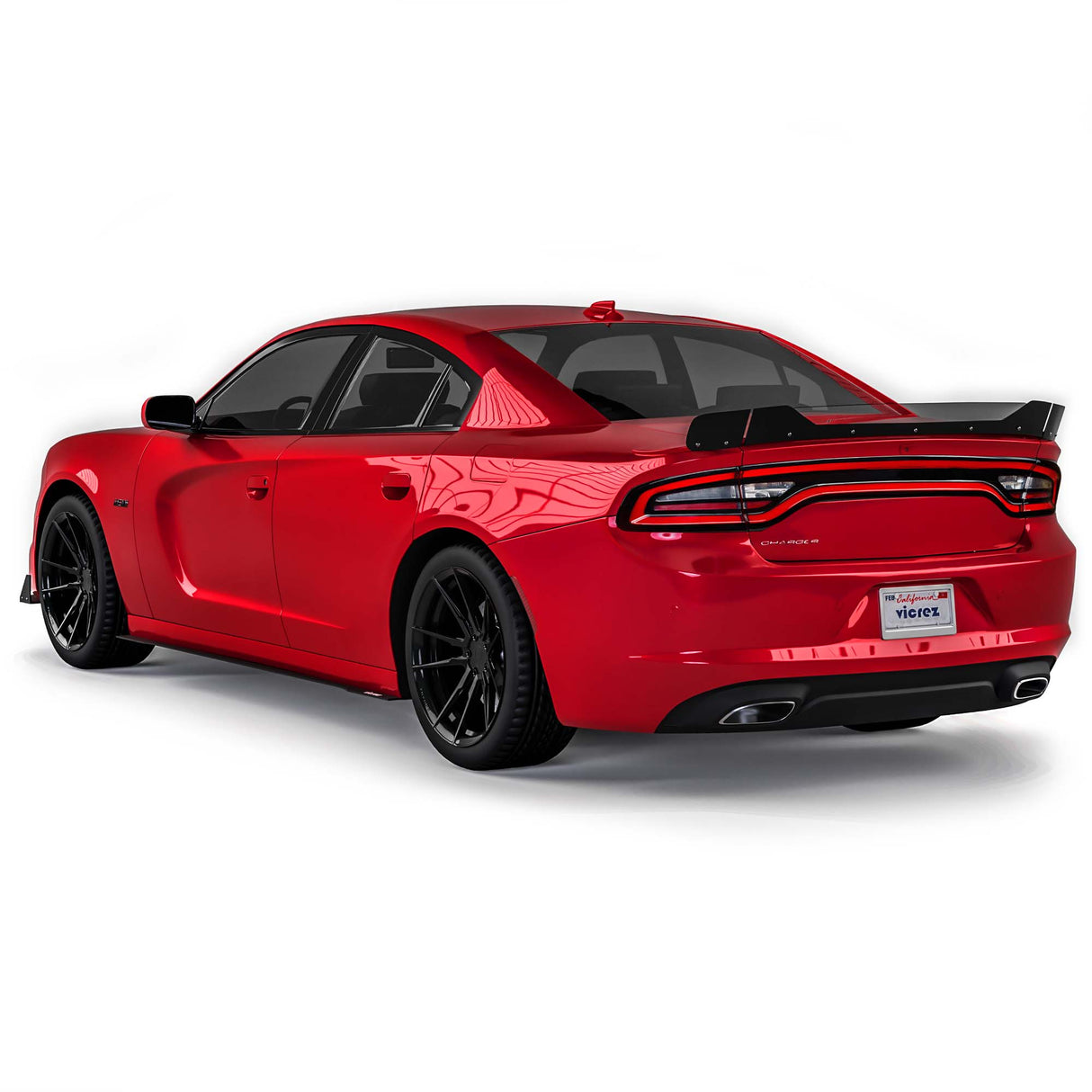2015-2023 Dodge Charger V3R Style Wicker Bill for 3 Piece Spoiler - Vicrez