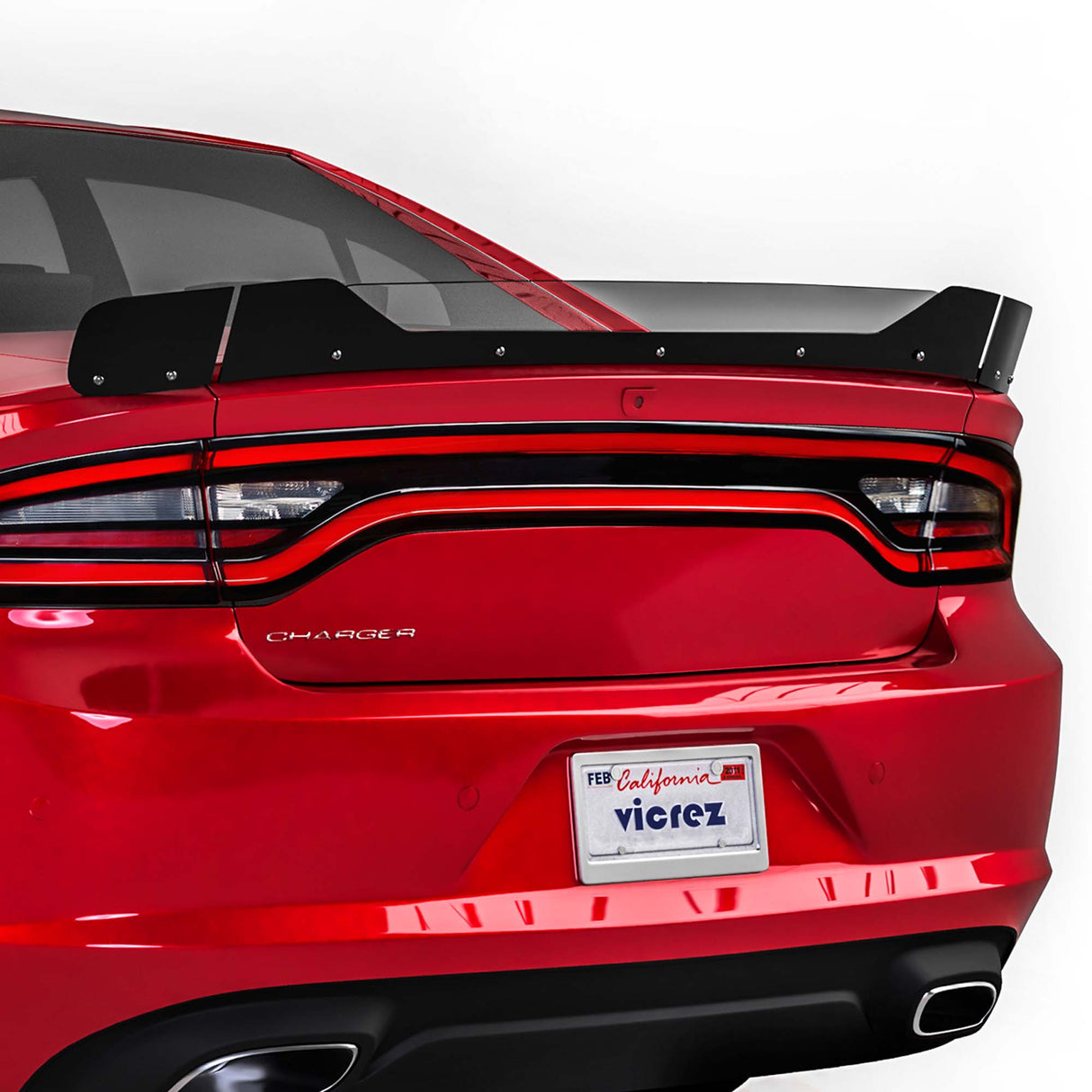 2015-2023 Dodge Charger V3R Style Wicker Bill for 3 Piece Spoiler - Vicrez