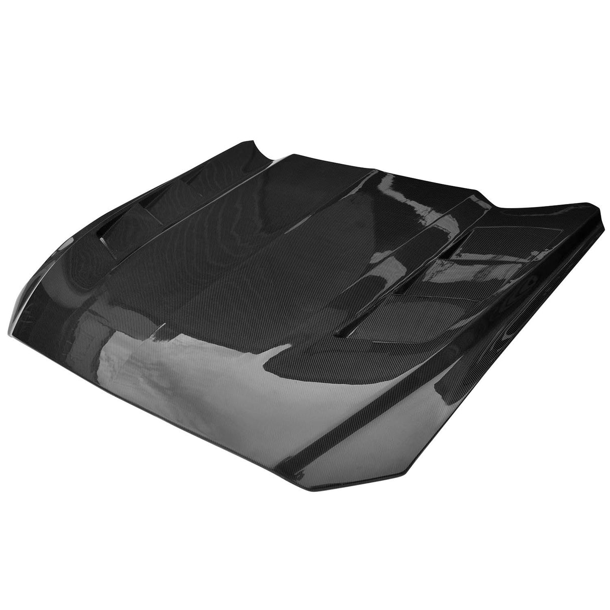2015-2017 Ford Mustang V4R Style Hood - Vicrez Carbon Fiber