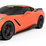2017-2019 Chevrolet Corvette C7 V5R Style Side Splitters - Vicrez