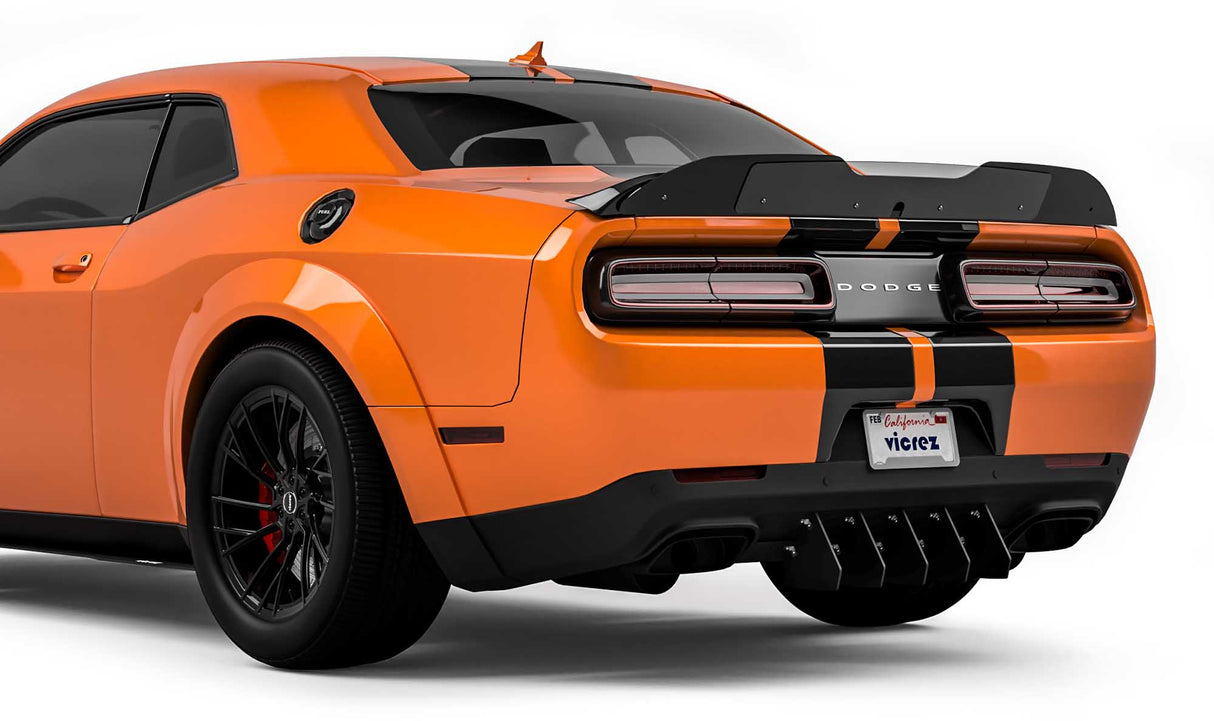 2015-2023 Dodge Challenger Veneno Style Rear Diffuser Add-On - Vicrez