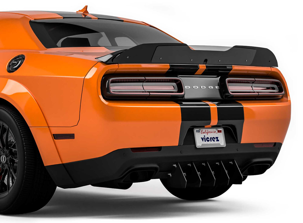 2015-2023 Dodge Challenger Veneno Style Rear Diffuser Add-On - Vicrez
