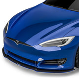 2015-2023 Tesla Model S VR1 Style Front Splitter - Vicrez