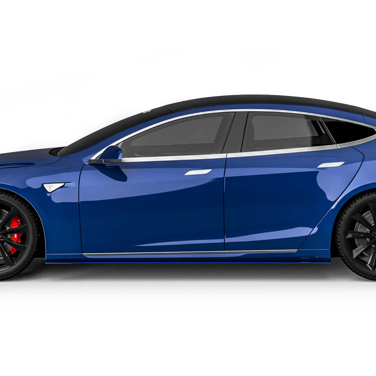 2015-2021 Tesla Model S VR1 Style Side Splitter - Vicrez