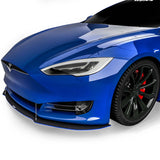 2015-2023 Tesla Model S VR1 Style Front Splitter - Vicrez