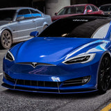 2015-2023 Tesla Model S VR1 Style Front Splitter - Vicrez