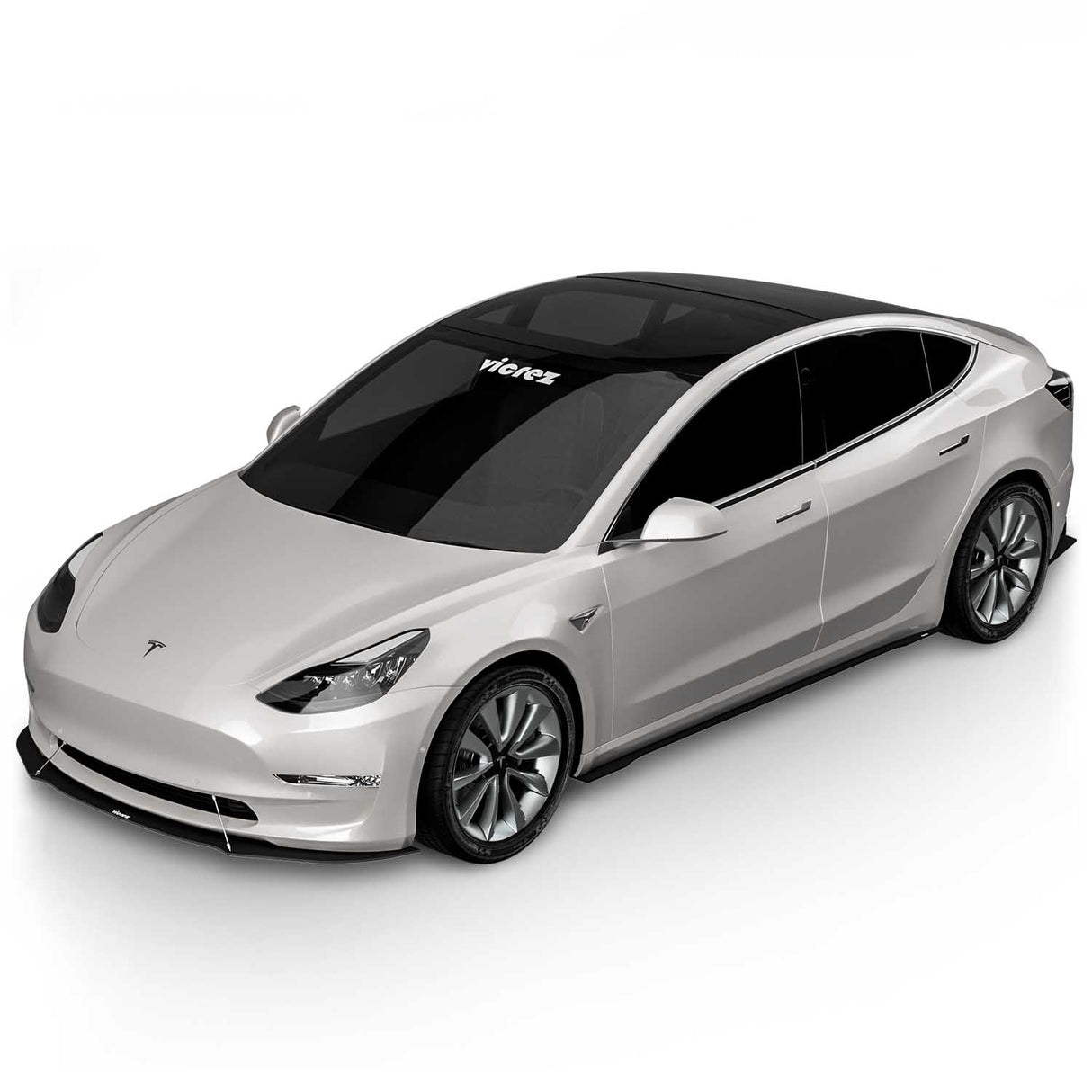 2017-2021 Tesla Model 3 VR1 Style Side Splitter - Vicrez