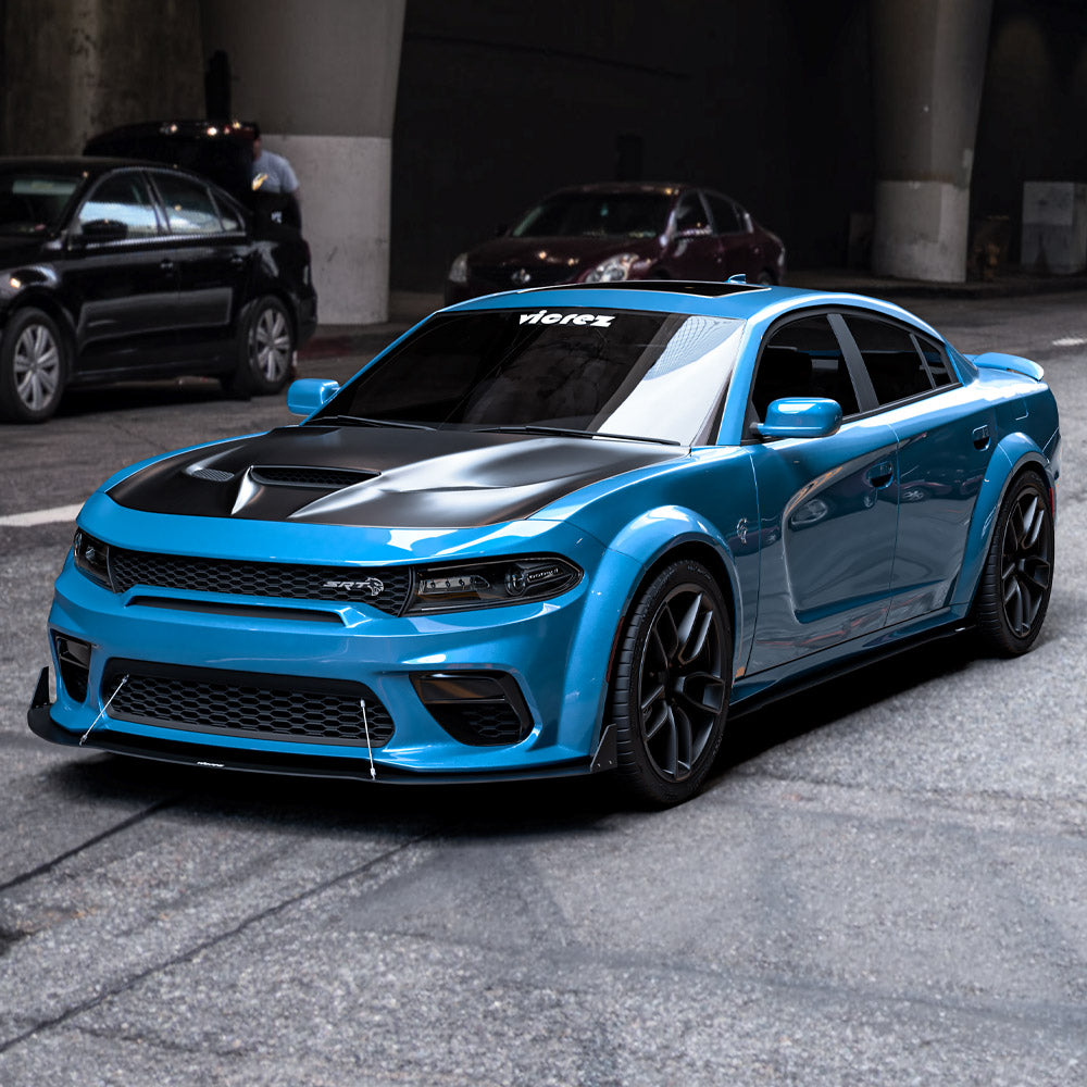 2020-2023 Dodge Charger VR2 Style Front Bumper Lip Splitter - Vicrez