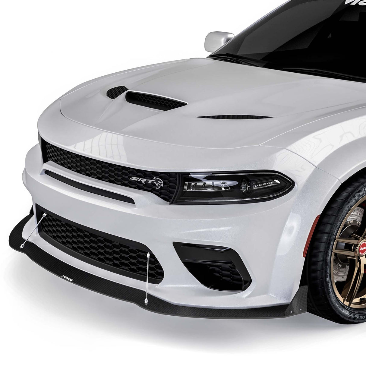 2020-2023 Dodge Charger VR2 Style Front Bumper Lip Splitter - Vicrez
