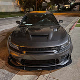 2020-2023 Dodge Charger Widebody VR3 Style Front Bumper Lip Splitter - Vicrez