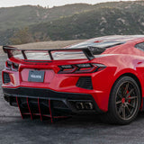 2020-2026 Chevrolet Corvette C8 High Wing Style Rear Spoiler - Vicrez Carbon Fiber