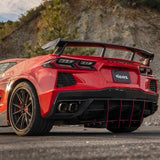 2020-2026 Chevrolet Corvette C8 High Wing Style Rear Spoiler - Vicrez Carbon Fiber