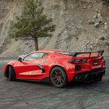 2020-2026 Chevrolet Corvette C8 High Wing Style Rear Spoiler - Vicrez Carbon Fiber