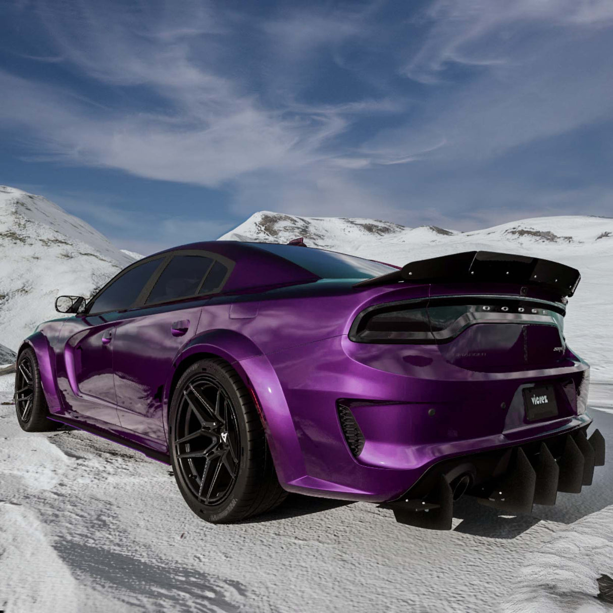 2015-2023 Dodge Charger SRT Hellcat Style Widebody Kit - Vicrez