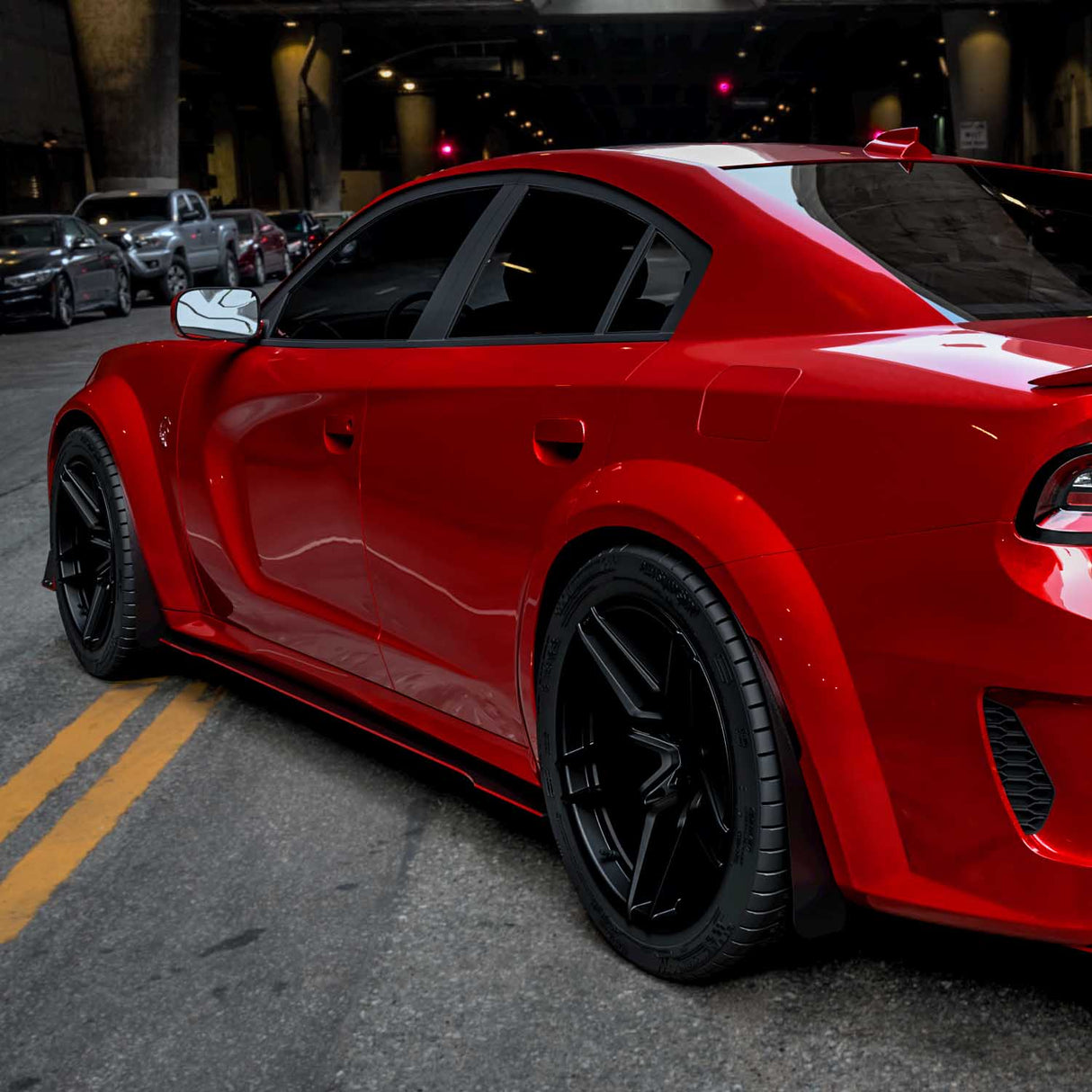 2008-2023 Dodge Challenger Demon Style Wide Body Kit - Vicrez
