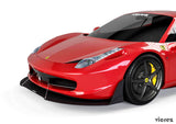 2009-2015 Ferrari 458 Front Bumper Lip Splitter - Vicrez