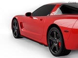 1997-2004 Chevrolet Corvette C5 VZ Style Side Skirt Splitters - Vicrez