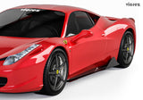 2009-2015 Ferrari 458 VZ Style Side Skirt Splitters - Vicrez
