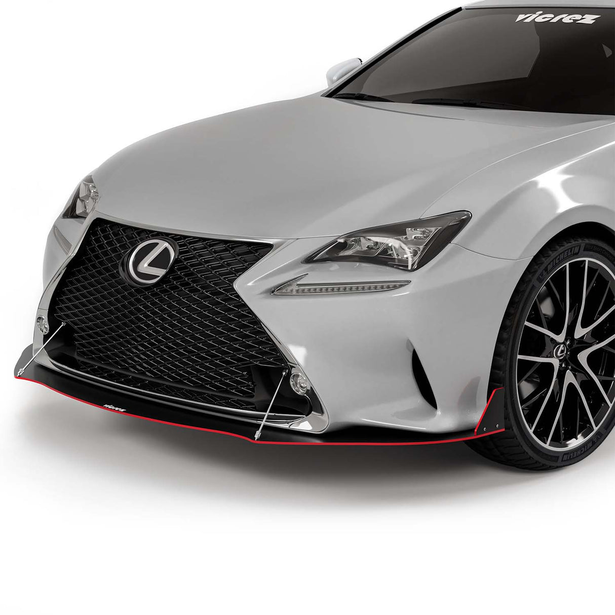 2015-2024 Lexus RC350 VZ Style Front Splitter - Vicrez