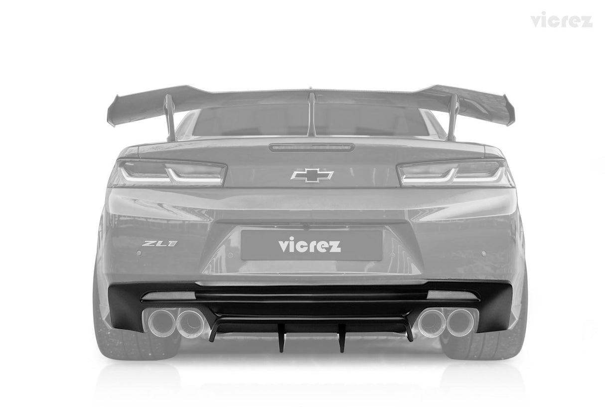 2016-2024 Chevrolet Camaro VZ Style Rear Diffuser - Vicrez