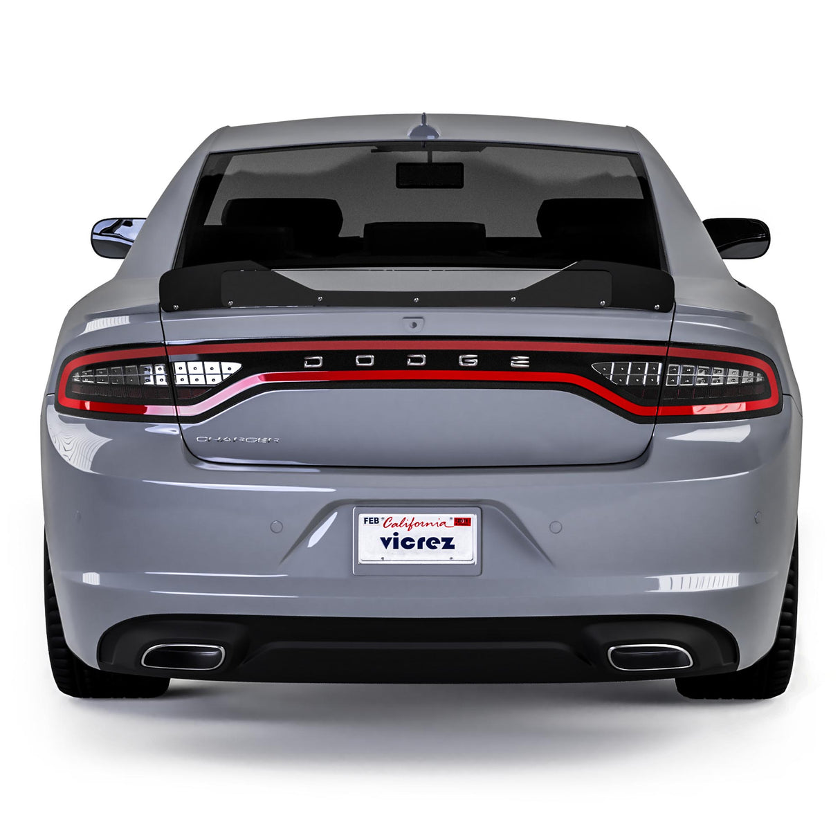 2015-2023 Dodge Charger VZ1 Style Wicker Bill for 3 Piece Spoiler - Vicrez