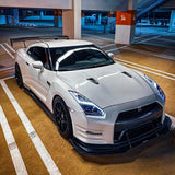 2007-2016 Nissan GTR VZ3 Style Front Bumper Lip Splitter - Vicrez