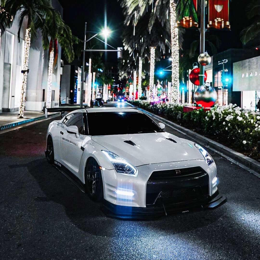 2007-2016 Nissan GTR VZ3 Style Front Bumper Lip Splitter - Vicrez