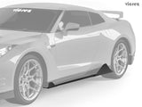 2007-2021 Nissan GTR VZ3 Style Side Skirt Splitters - Vicrez