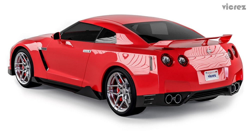 2007-2021 Nissan GTR VZ3 Style Side Skirt Splitters - Vicrez