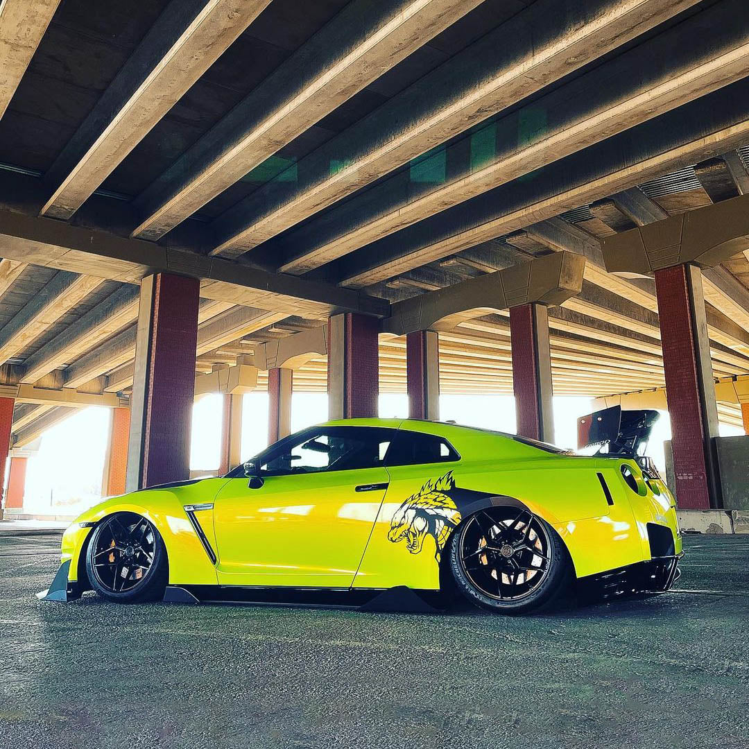 2007-2016 Nissan GTR VZ3 Style Front Bumper Lip Splitter - Vicrez
