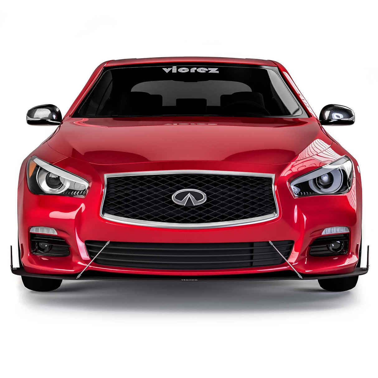 2014-2020 Infiniti Q50 VZ3 Style Front Bumper Splitter - Vicrez