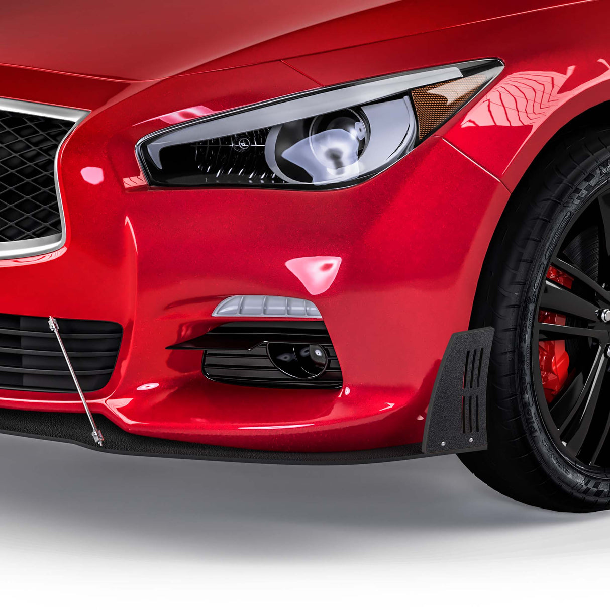 2014-2020 Infiniti Q50 VZ3 Style Front Bumper Splitter - Vicrez