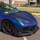 2020-2026 Chevrolet Corvette C8 VZR1 Style Front Bumper Lip Splitter - Vicrez